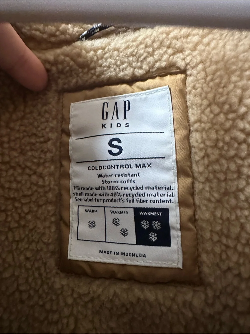 GAP warm durable